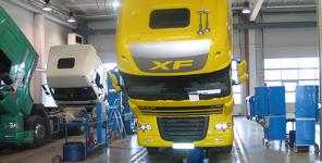 Работа на СТО DAF Trucks.